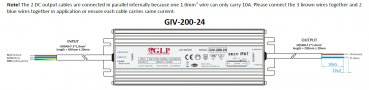 LED-Netzteil GLP - GIV-200-24, 24 VDC, 200 Watt - www.asmetec-shop.de