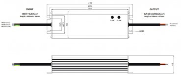 LED-Netzteil GLP - GLG-150-12A, 12 VDC, 150 Watt - www.asmetec-shop.de