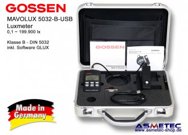Gossen MAVOLUX-5032-B-USB - luxmeter - www.asmetec-shop.de