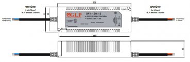 LED-driver GLP - GPV-150-24, 24 VDC, 144 Watt - www.asmetec-shop.de
