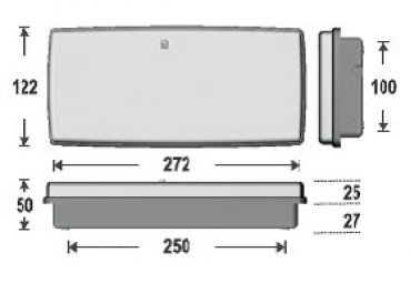 LED-Notleuchte LEL-423-3L
