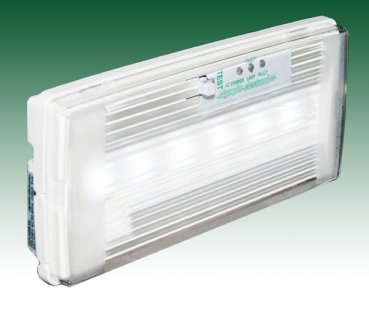 LED-Notleuchte LEL-423-6L, Dauerbetrieb, Selbsttest