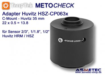 Huvitz TV-Adapter HSZ-CP063, adapter C-Mount - www.asmetec-shop.de