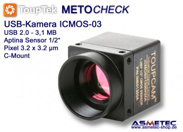 USB-Kamera Touptek ICMOS-03100KPA, 3.1 MPix, USB 2.0
