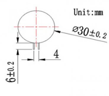 LED-Einsatz G4, 12 Volt, 30 mm Scheibe-S, 2,0 Watt, warm weiß