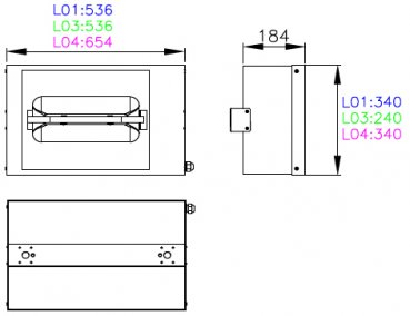 MIL-ML01 induction lowbay, IP54