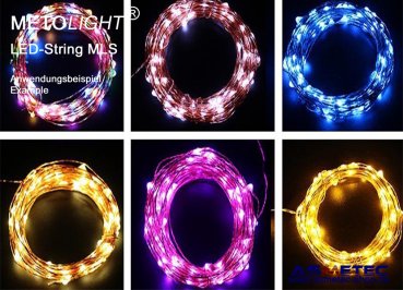 Metolight LED-String, 10 m, 100 Mikro-LEDs - www.asmetec-shop.de