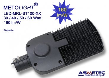 Metolight LED-Straßenleuchte MRL-ST10040, 40 Watt - www.asmetec-shop.de