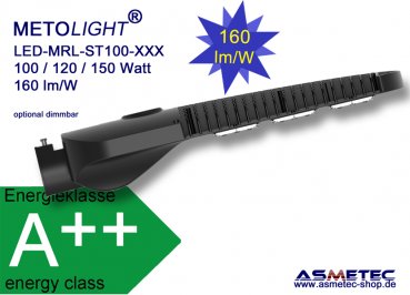 Metolight LED-Straßenleuchte MRL-ST10100, 100 Watt - www.asmetec-shop.de