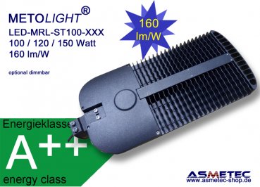 Metolight LED-Straßenleuchte MRL-ST10100, 100 Watt - www.asmetec-shop.de