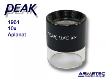 PEAK-1961, Lupe 10x,, peak optics, PEAK-Lupe