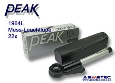 PEAK-1964-L illuminated loupe 22x - www.asmetec-shop.de