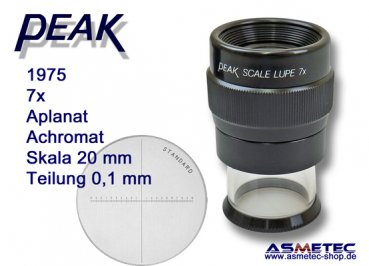 PEAK-Optics Messlupe 1975, 7fach