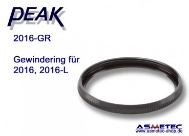 Peak 2016-GR, Alu-Gewindering für Peak-Lupen