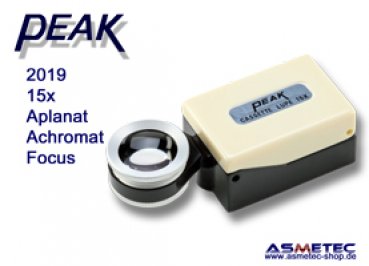 PEAK-2019, Klapplupe, 15fach - www.asmetec-shop.de, peak optics, PEAK-Lupe