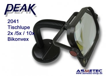 PEAK-2041 Tischlupe  www.asmetec-shop.de