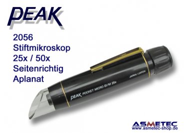 PEAK 2056-25 Stiftmikroskop seitenrichtig, 25fach - www.asmetec-shop.de