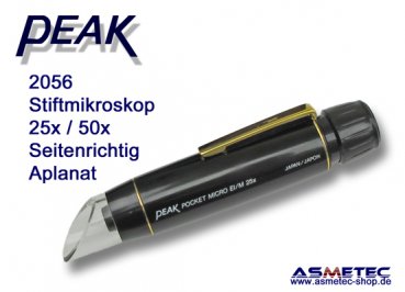 PEAK-Optics 2056-25 Stiftmikroskop, 25fach, seitenrichtig