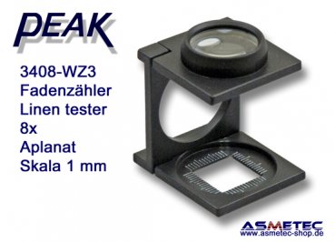 PEAK 3408-WZ3 linen tester 8x - www.asmetec-shop.de