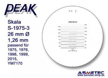 Peak Glasskala 1975-3