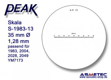 Peak Glas Scale 1983-13