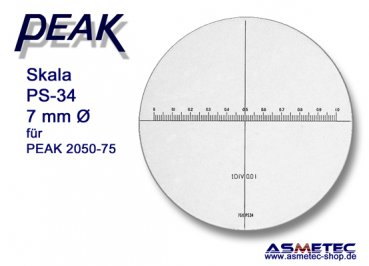 Peak PS34 - Skala für 2050-75 - www.asmetec-shop.de