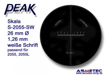 Peak Glas Scale 2055-SW -white printing