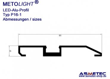 Aluminium-LED-Profile - www.asmetec-shop.de