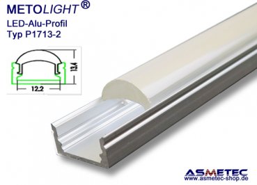 Aluminium-LED-Profil P1713 - www.asmetec-shop.de
