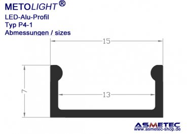 Aluminium-LED-Profile - www.asmetec-shop.de