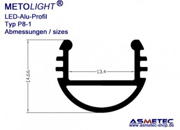 Aluminium-LED-Profile - www.asmetec-shop.de