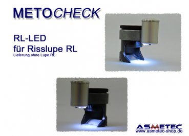 LED-Beleuchtung für Risslupe RL - www.asmetec-shop.de