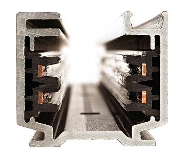 Metolight light track, 3 phase, white