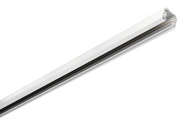 Stromschiene, 3 Phasen, weiß, 2 Meter lang