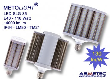 METOLIGHT LED-Lampe SLG35-110, 110 Watt - www.asmetec-shop.de