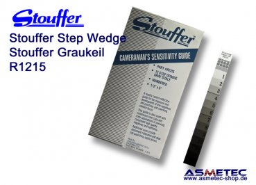 Stouffer R1215CLC, 12 step reflection guide, increment 0.15 - color calibrated