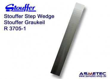 Stouffer R3705-1, 37-stufiger Reflexions-Scanner-Graukeil, Inkrement 0,05