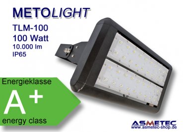 Metolight TLM-100, LED Tunnellicht, 100 Watt, IP65 - www.asmetec-shop.de