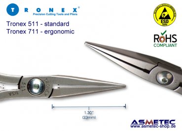 Tronex 511 ESD-Flachrundzange