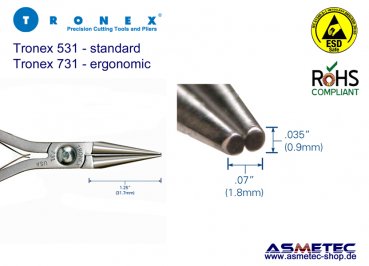 Tronex 531 ESD-Rundzange