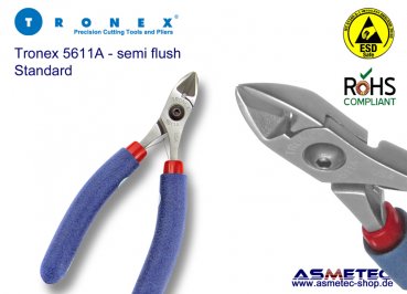 Tronex 5611A - XL Ovalkopf Seitenschneider - mit Wate