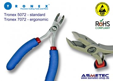 Tronex 7072 - large Tip Cutter,0 50° angulated, ergonomic - Flush