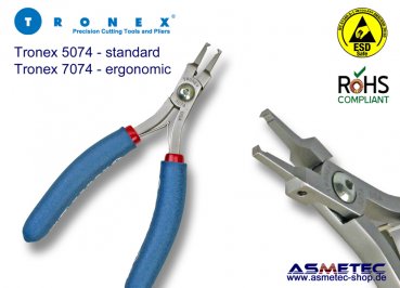 Tronex 7074 - small Tip Cutter,0 90° angulated, ergonomic - Razor-Flush