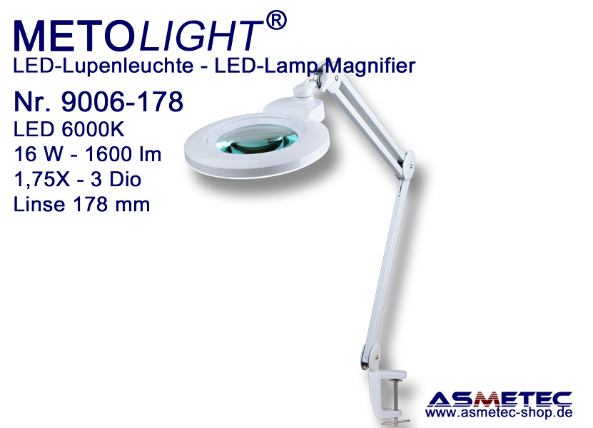 Metolight Led Lamp Magnifier 9006 150 3, Magnifying Led Lamp