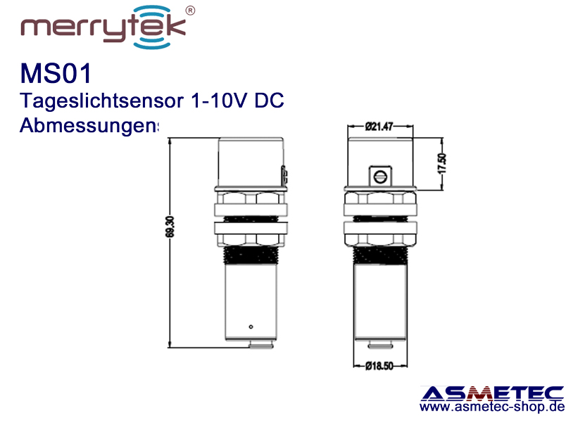 Merrytek-MS01 - Bewegungsschalter - Sensor - Asmetec