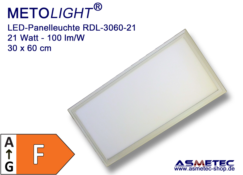 LED light 3060-21W-DW, 21 Watt, 1500 lm, pure white, 61 cm - Asmetec LED Technology