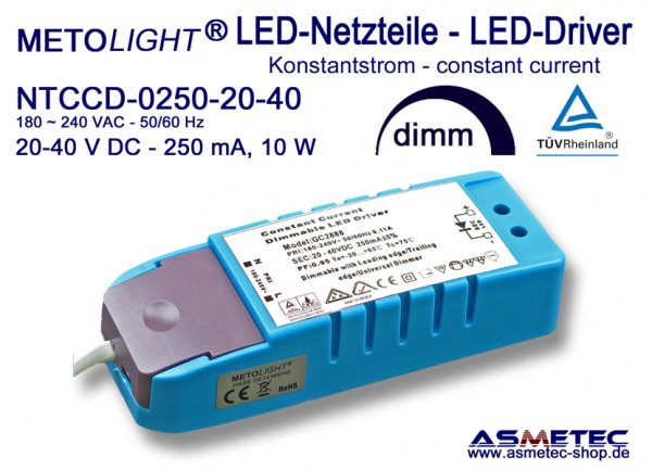 LED Treiber 250 mA-20-40 VDC