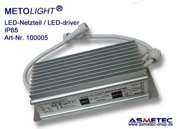 LED Netzteil 24VDC 60 Watt