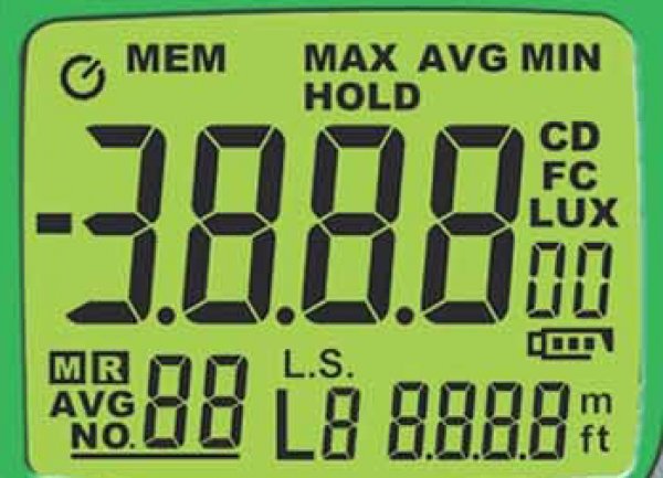 Light Meter TM 209 - for LED and all visible light source
