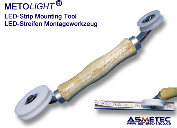 LEDstrip mounting tool - www.asmetec-shop.de